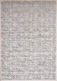 Chorus 5 x 8 Art Deco Gray Beige Area Rug
