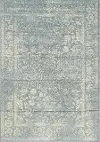 Focus 5 x 8 Elegant Blue Cream Area Rug