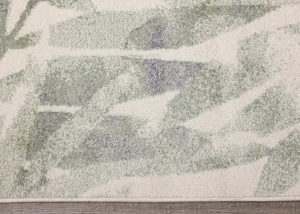 Focus 5 x 8 Botanical Cream Green Area Rug-8