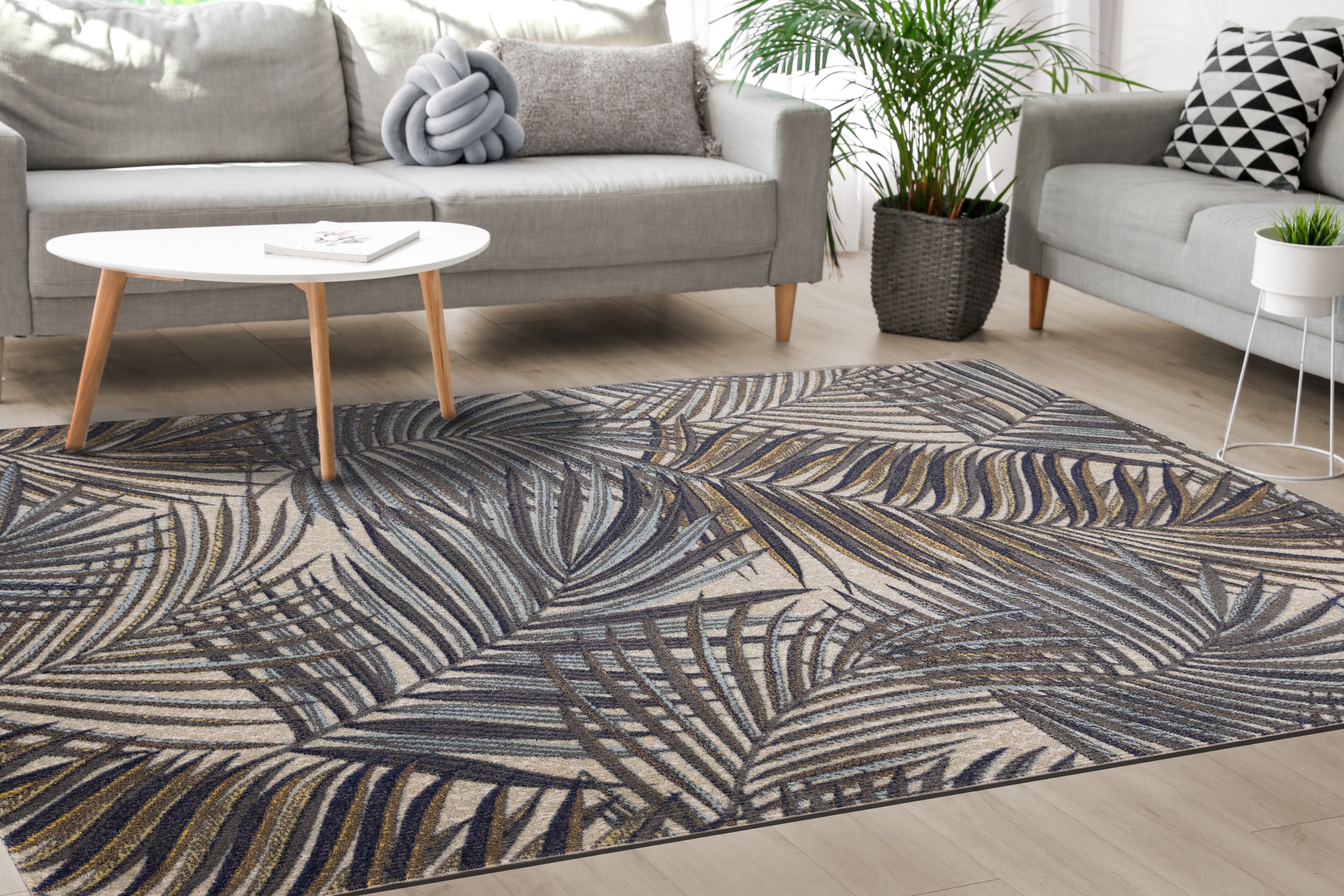 Sara 5' x 8' Island Botanical Area Rug-3