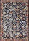 Sara 5' x 8' Elegant Navy Blue Area Rug