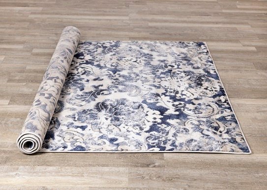Alida 5 x 8 Elegant Cream Blue Area Rug-7