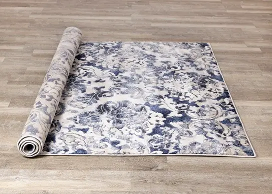 Alida 5 x 8 Elegant Cream Blue Area Rug-7