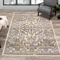 Calabar 8' x 10' Cream Gray Area Rug