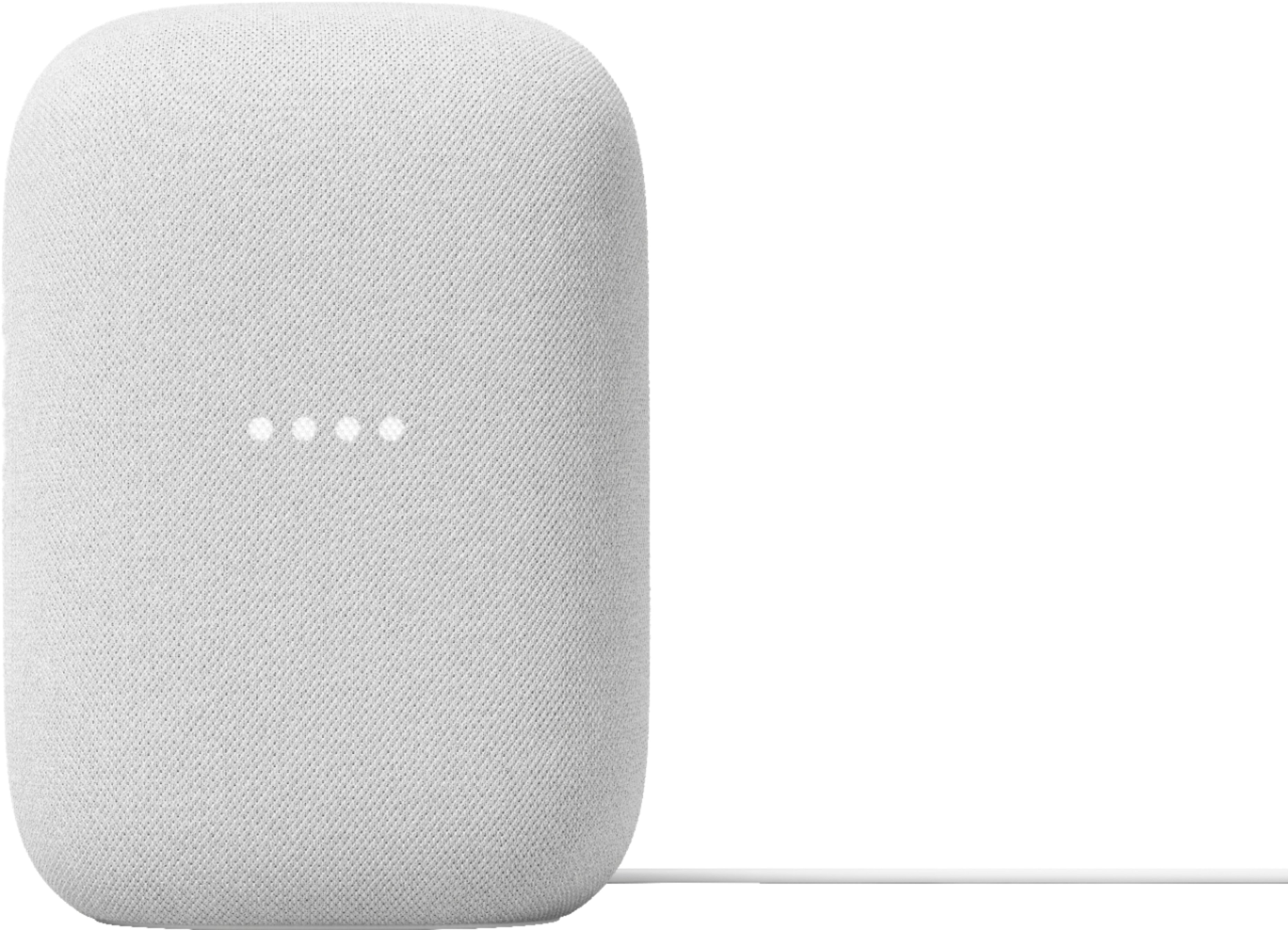 GOOGLE NEST AUDIO CHALK GA014200US Google Nest Audio Smart Speaker - Chalk-6