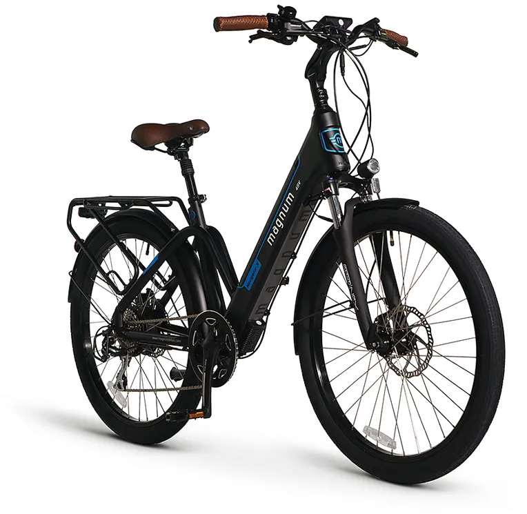 Magnum Navigator Electric Bike - Black/Blue-2