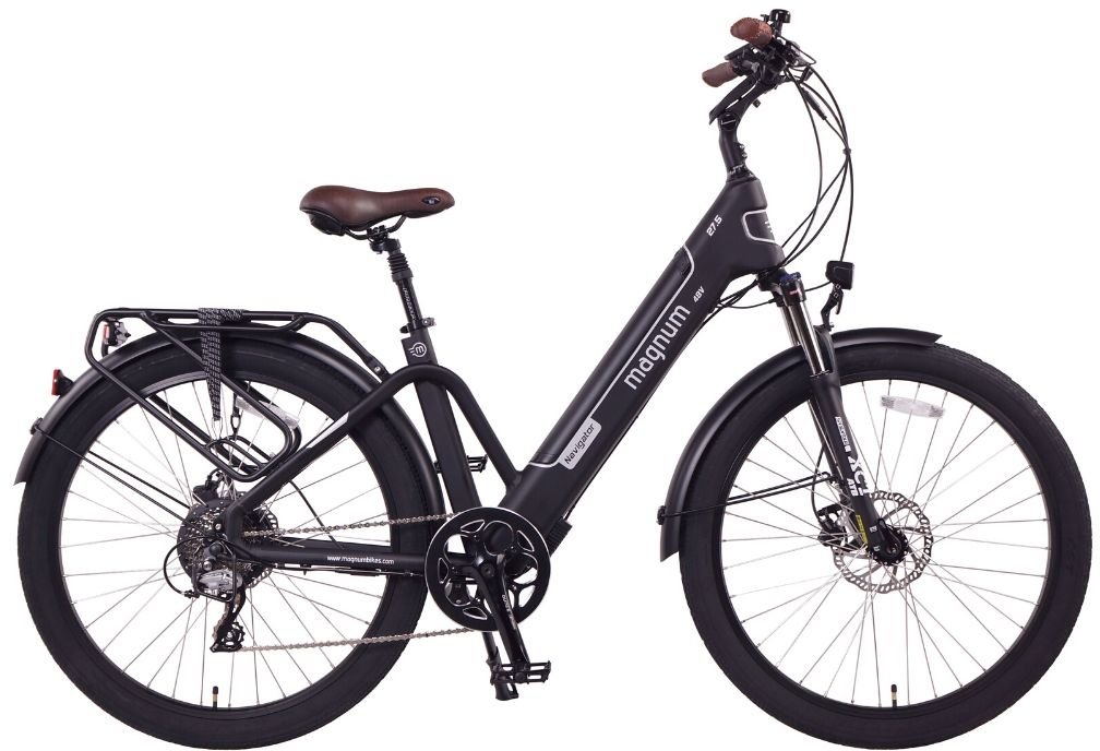 Magnum Navigator Electric Bike - Black/Silver-1