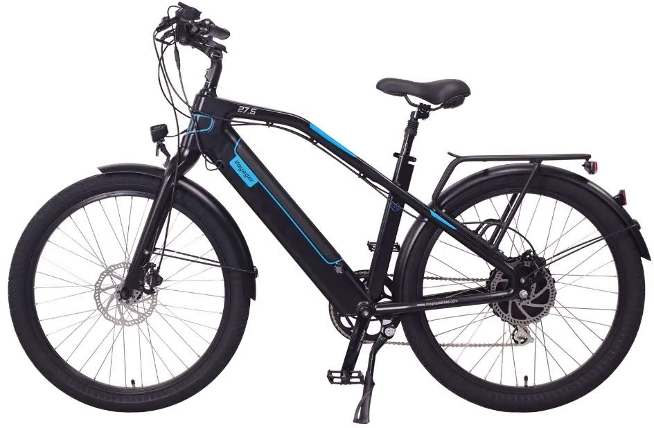 Magnum Voyager Electric Bike - Black/Blue-2