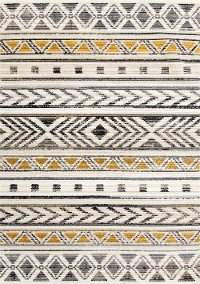 Calabar 8' x 10' Yellow Gray Area Rug