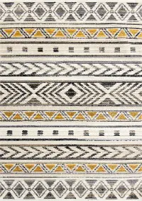 Calabar 8' x 10' Yellow Gray Area Rug