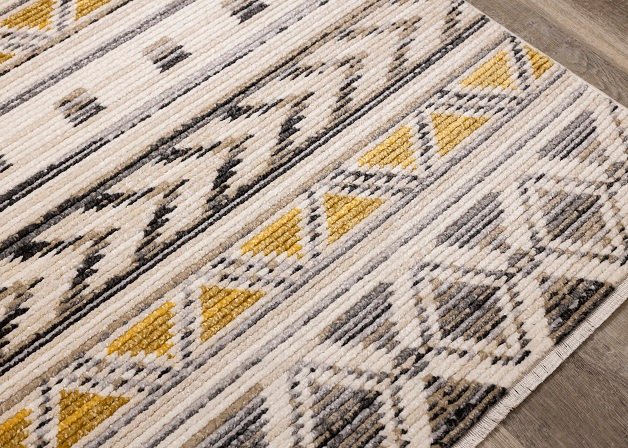 Calabar 8' x 10' Yellow Gray Area Rug-4