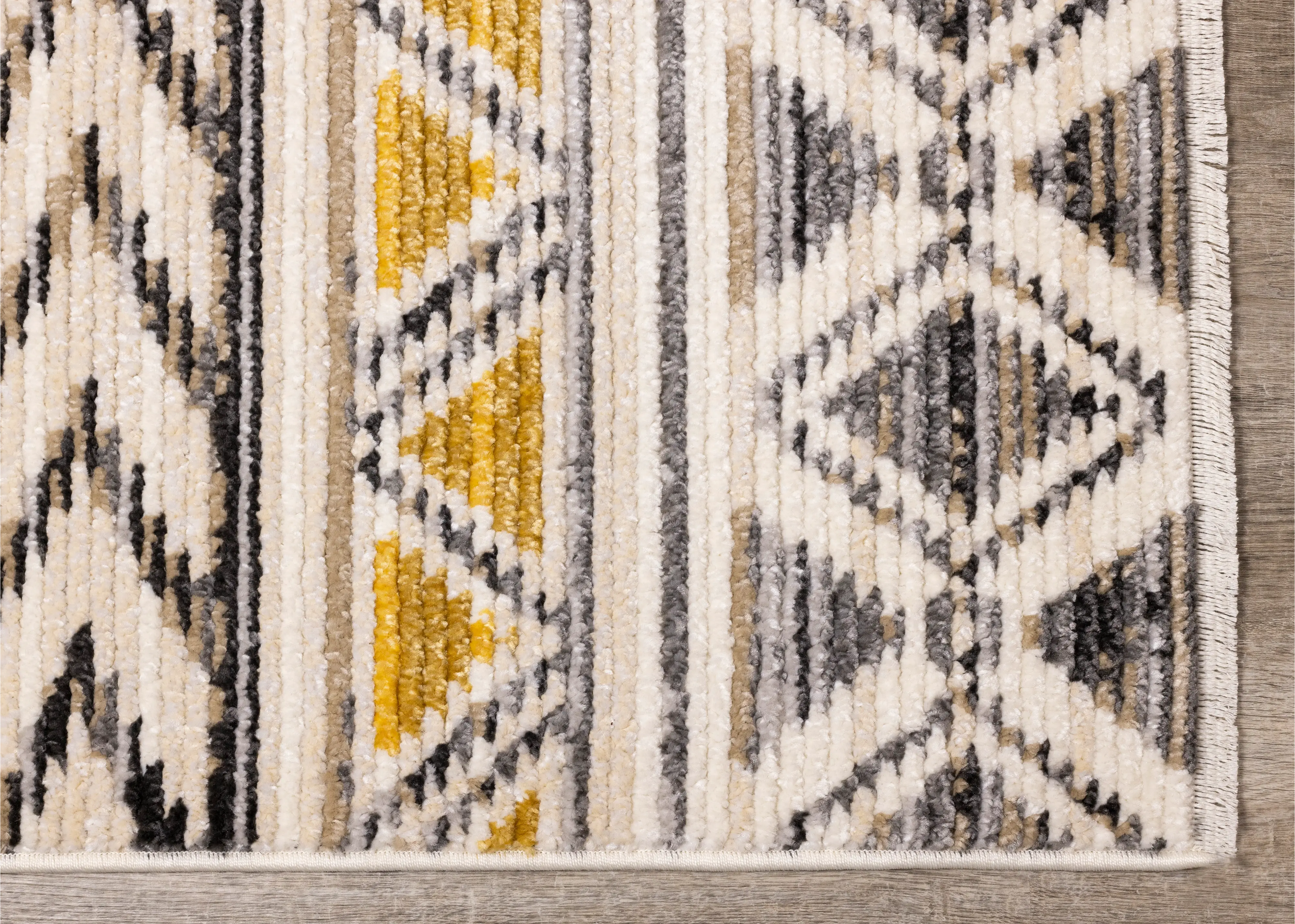 Calabar 8' x 10' Yellow Gray Area Rug-5