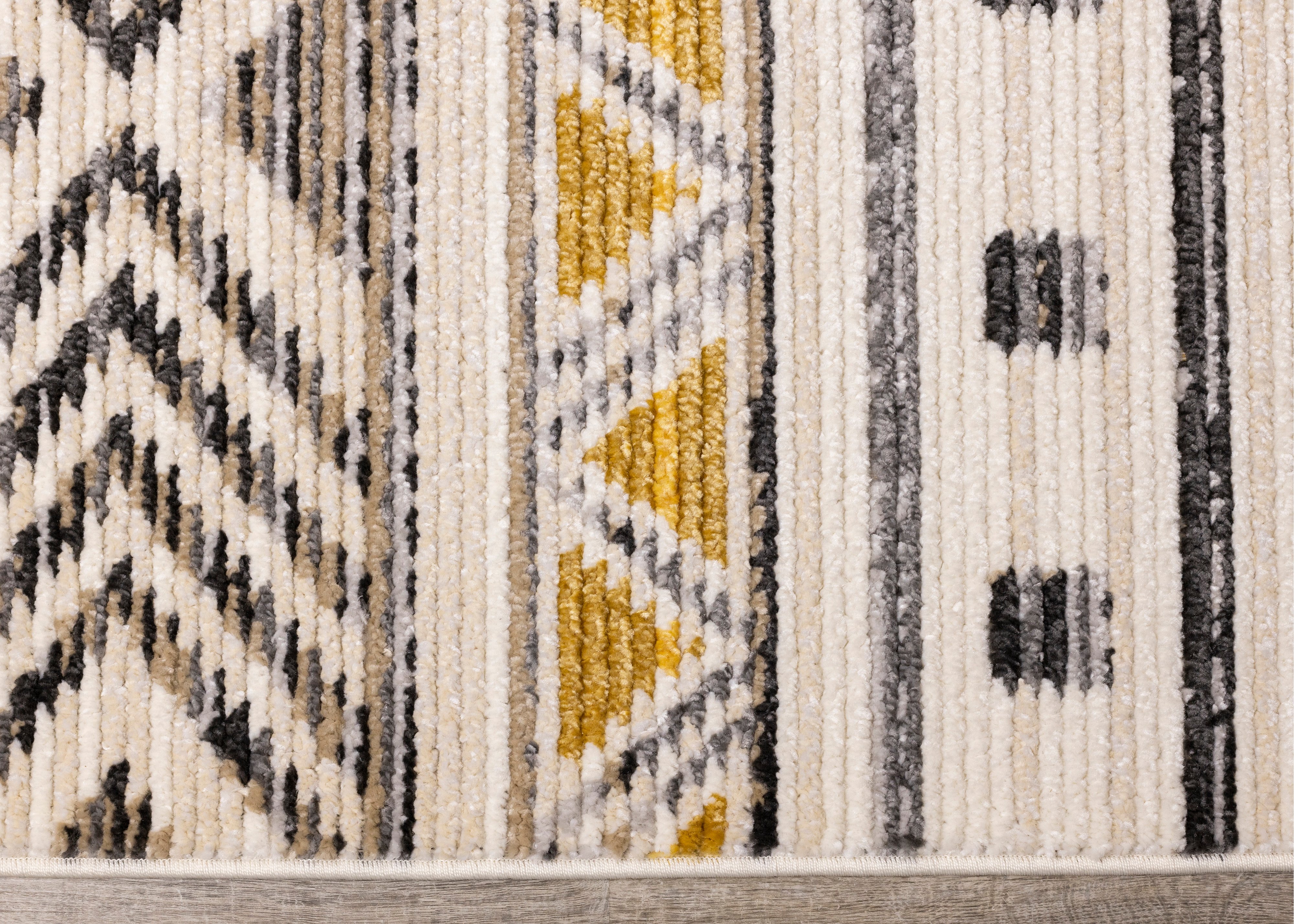 Calabar 8' x 10' Yellow Gray Area Rug-8