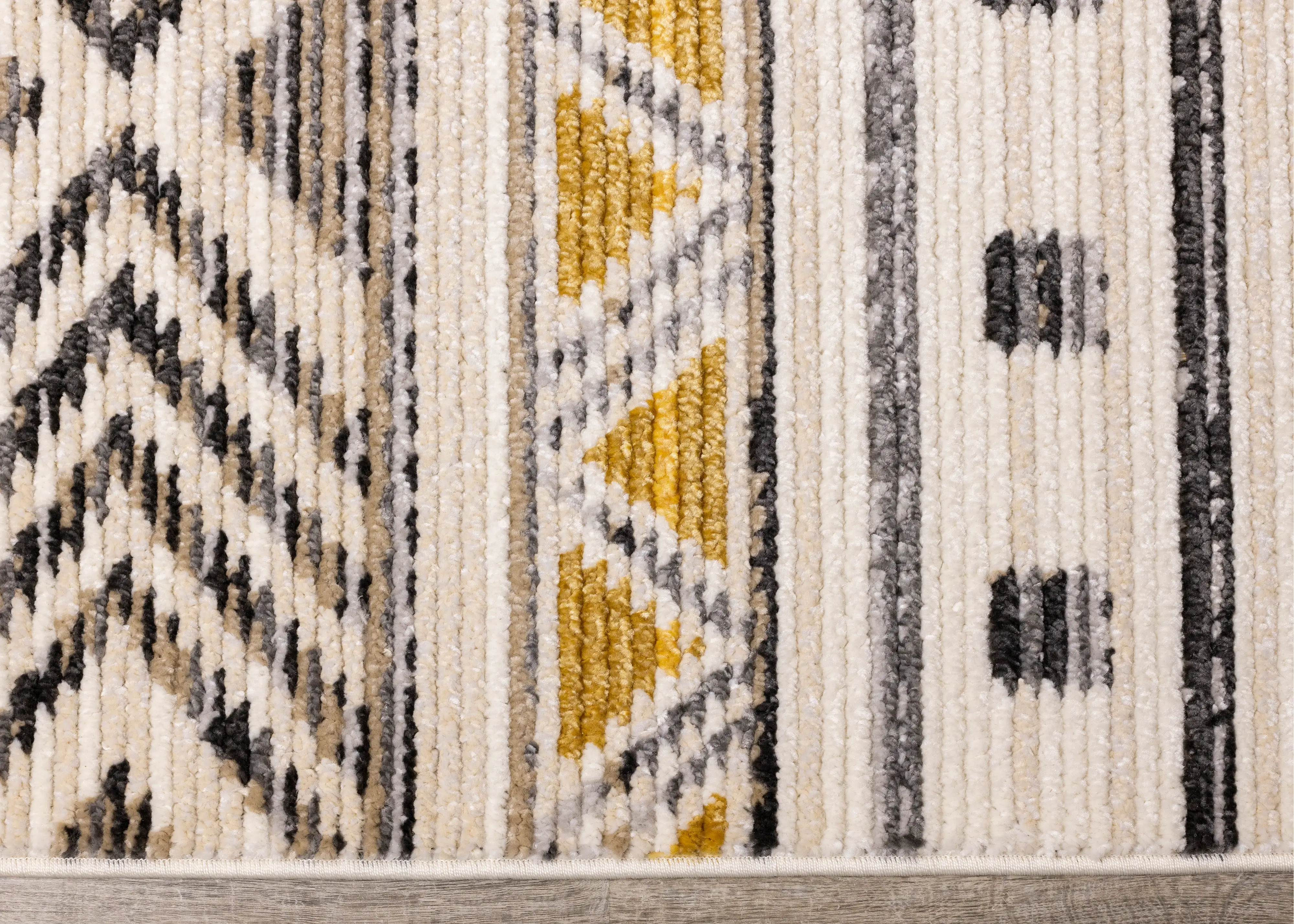 Calabar 8' x 10' Yellow Gray Area Rug-8