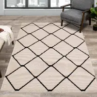 Calabar 5' x 8' Southwestern Neutral Area Rug