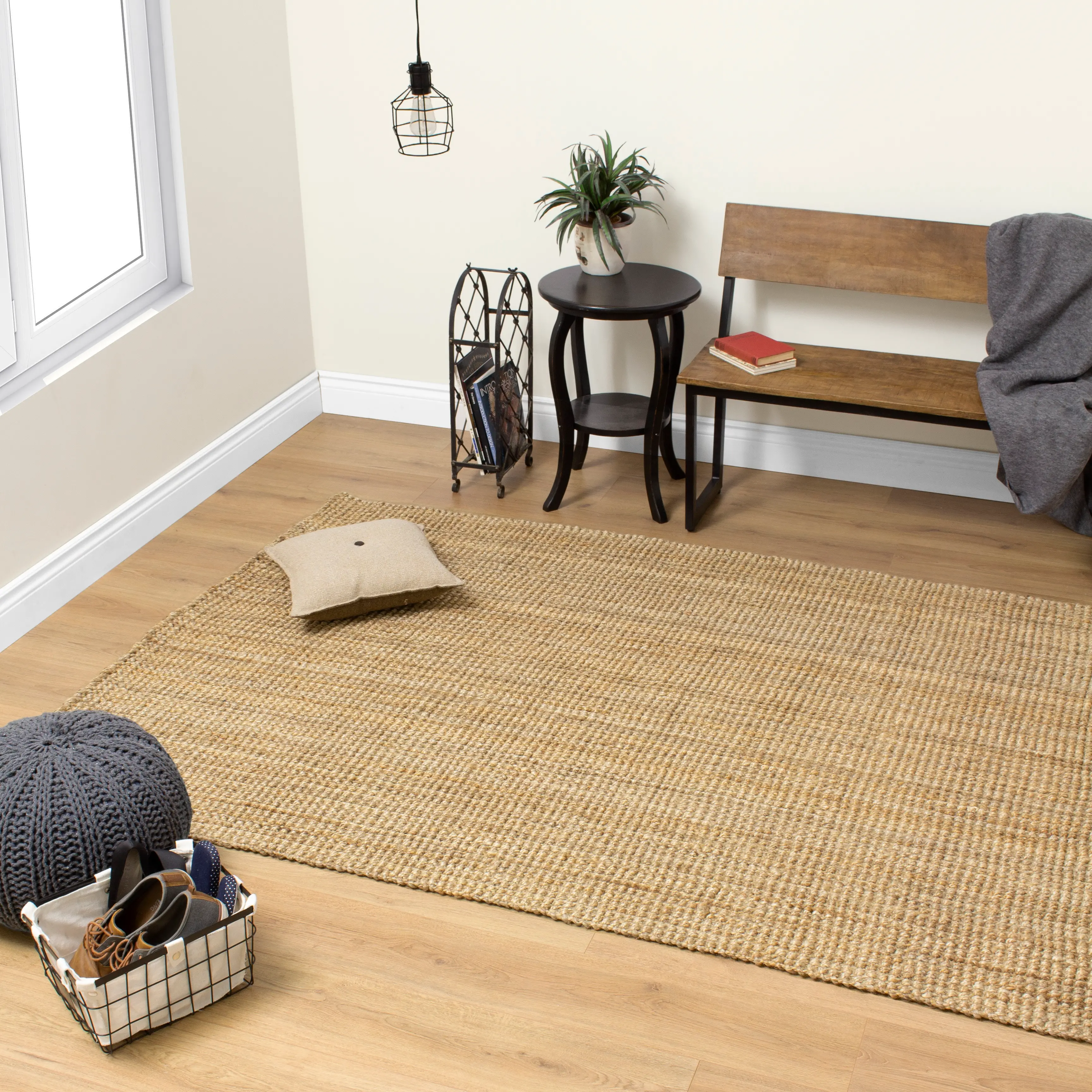 Naturals 5 x 8 Beige Area Rug-2