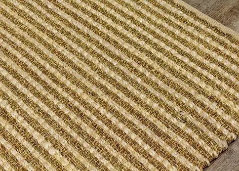 Naturals 5 x 8 Striped Beige Area Rug-4