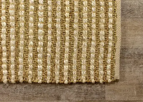 Naturals 5 x 8 Striped Beige Area Rug-5