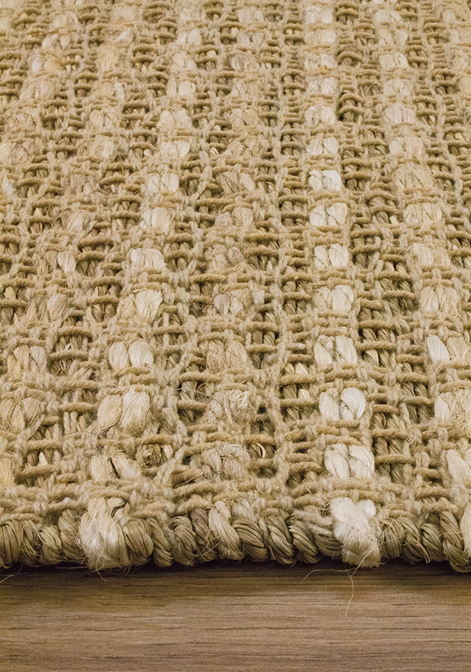 Naturals 5 x 8 Striped Beige Area Rug-8