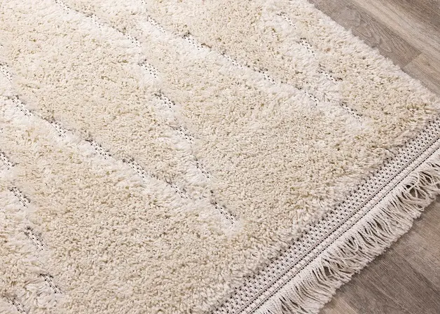 Novato 2 x 4 Chic Cream Shag Rug-4