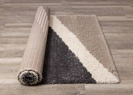 Rondo 5 x 8 Abstract Beige Cream Shag Rug-7