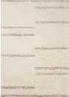 Rondo 5 x 8 Striped Cream Shag Rug
