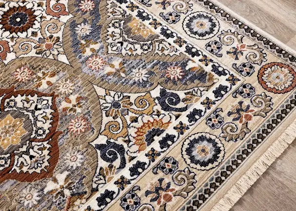 Samira 5 x 8 Beige Multicolor Area Rug-4