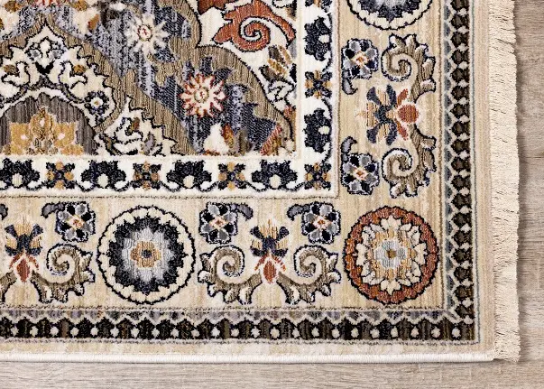 Samira 5 x 8 Beige Multicolor Area Rug-5