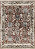 Samira 5 x 8 Orange Multicolor Area Rug