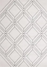 Safi 5 x 8 Diamond Cream and Gray Area Rug