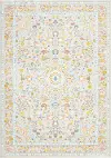 Belle 5 x 8 Elegant Yellow Multicolor Area Rug