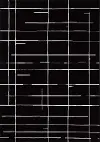 Ice 5 x 8 Striped Black and White Area Rug