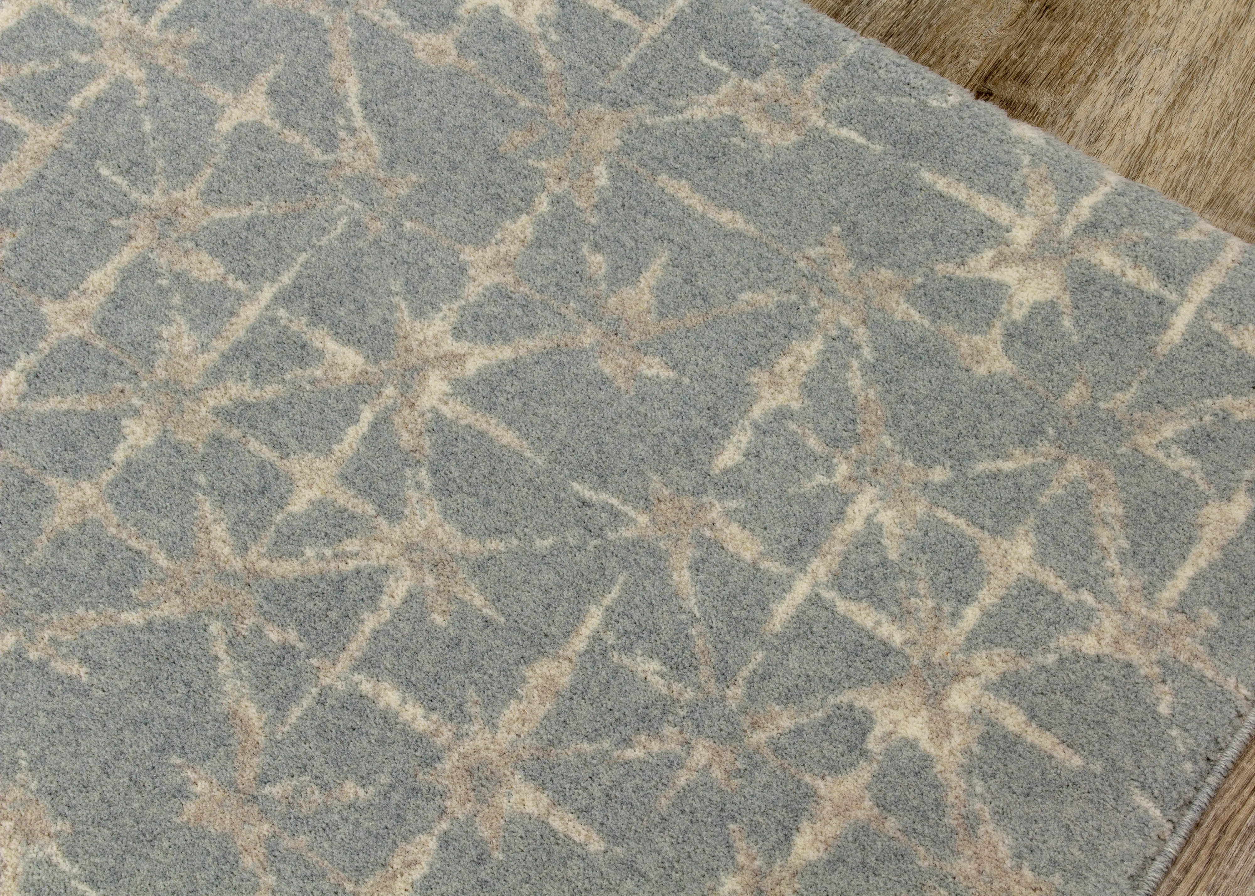 Nordic 8 x 11 Blue Tessellations Area Rug-3