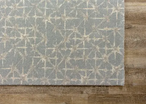 Nordic 8 x 11 Blue Tessellations Area Rug-4