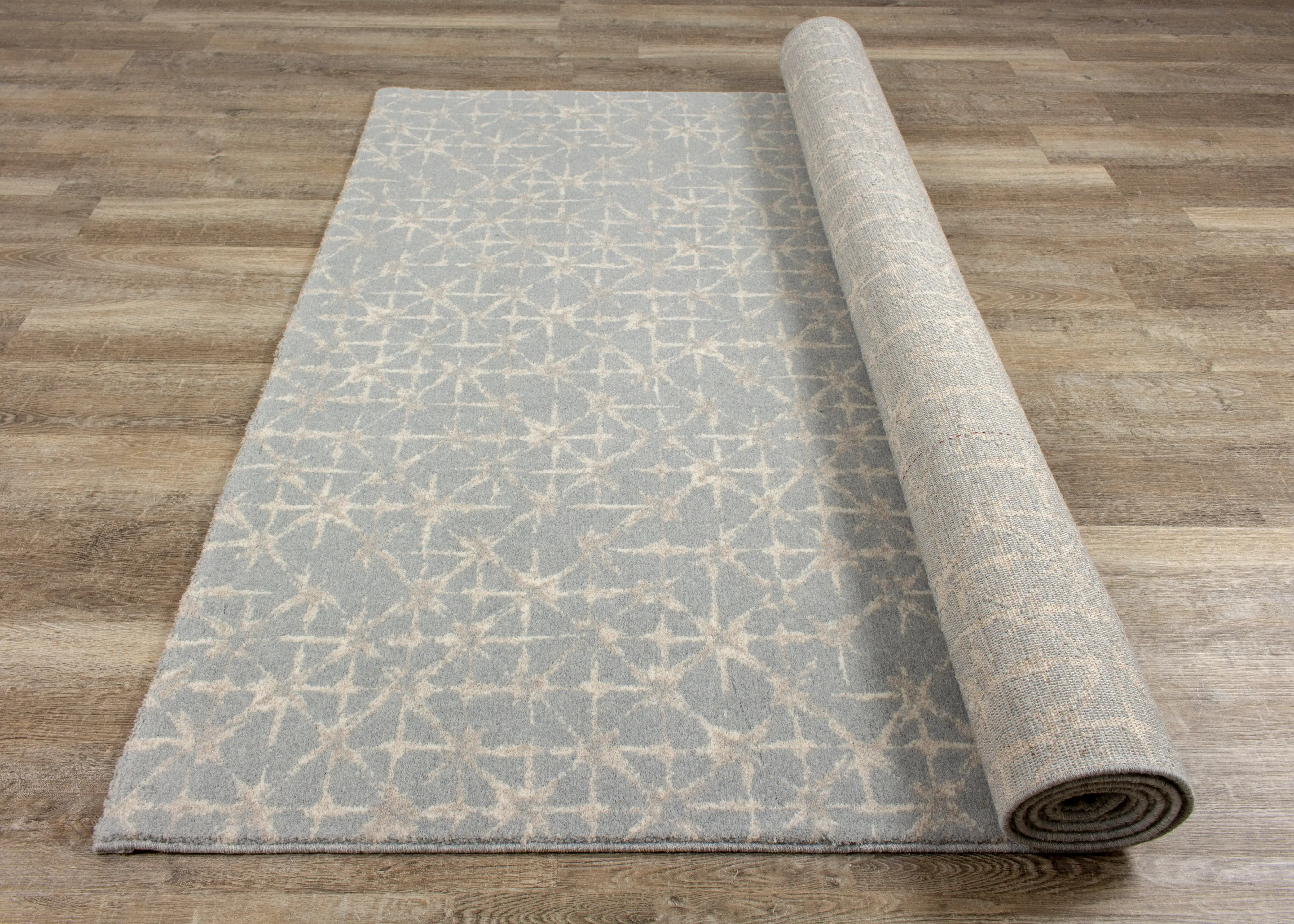 Nordic 8 x 11 Blue Tessellations Area Rug-6