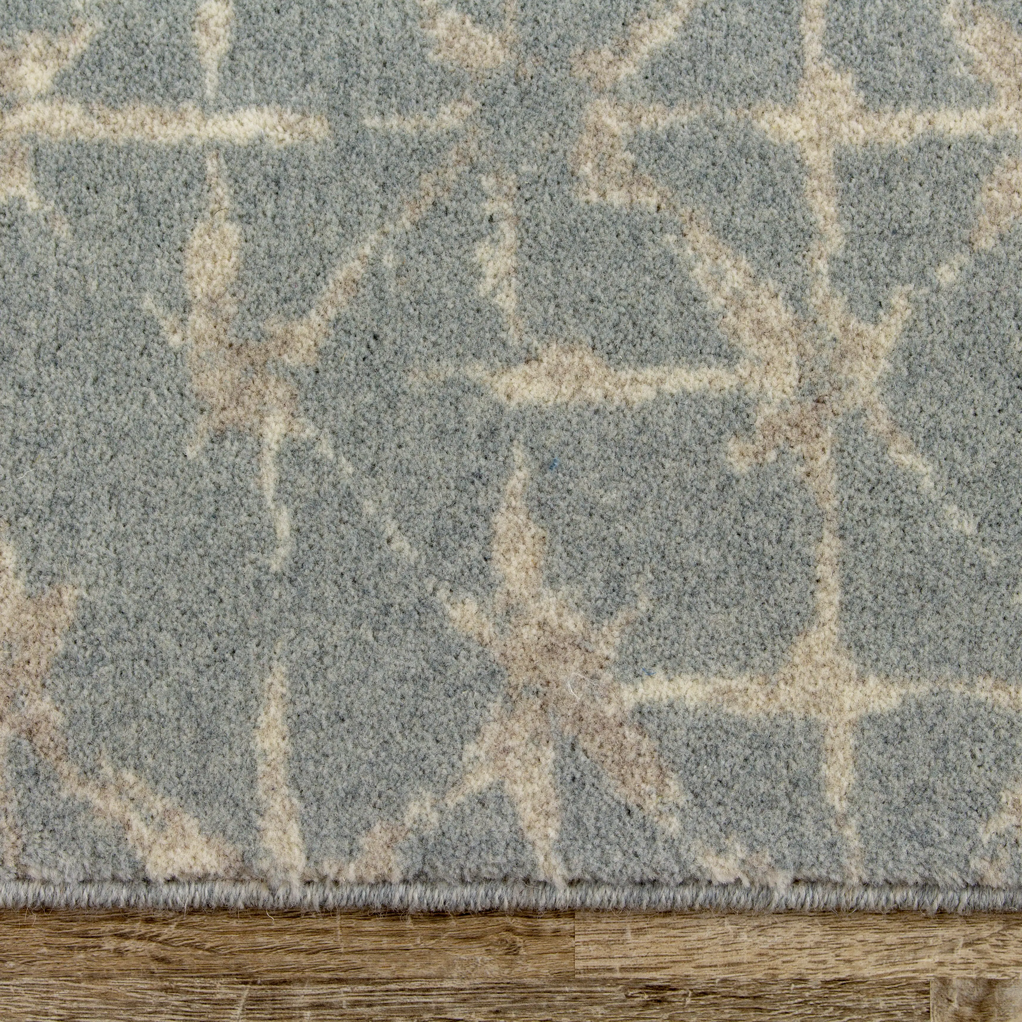 Nordic 8 x 11 Blue Tessellations Area Rug-7