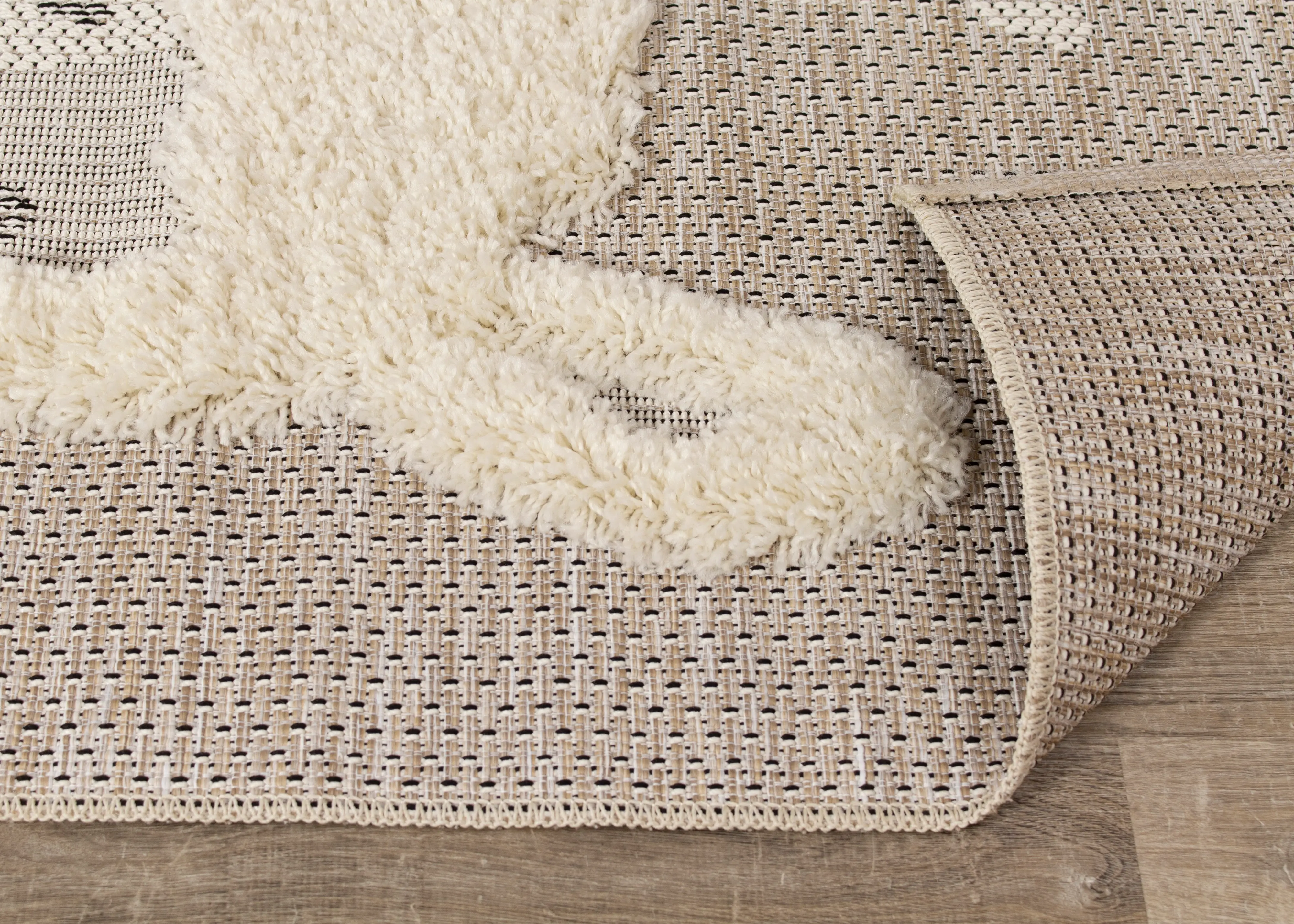 Kids 2 x 4 Llama Beige Area Rug-6