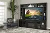 Avery Loft Ghost Black 97 Fireplace Entertainment Wall