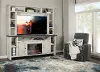 Eastport White 84 Fireplace Entertainment Center