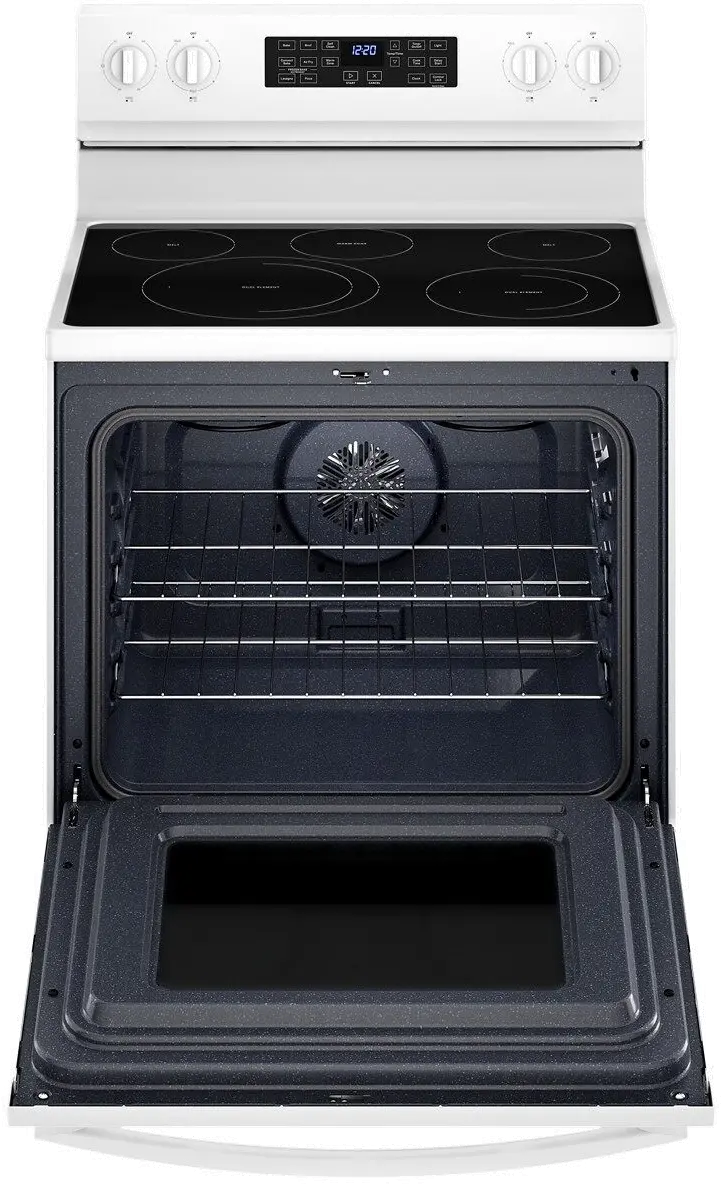 WFE550S0LW Whirlpool Smooth Top Electric Range - White 5.3 cu ft-4