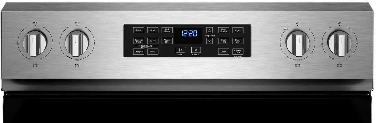WFE550S0LZ Whirlpool Smooth Top Electric Range - Stainless Steel. 5.3 cu ft-3