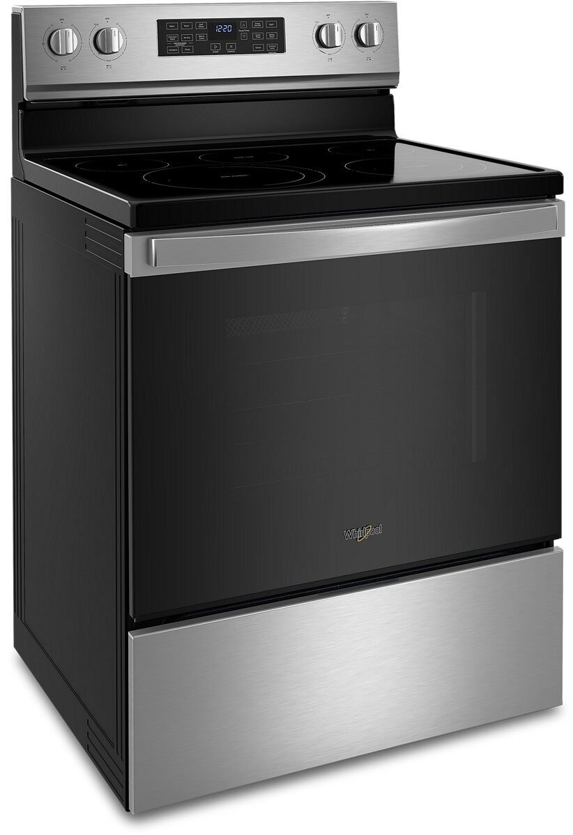 WFE550S0LZ Whirlpool Smooth Top Electric Range - Stainless Steel. 5.3 cu ft-4