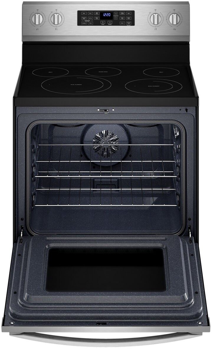WFE550S0LZ Whirlpool Smooth Top Electric Range - Stainless Steel. 5.3 cu ft-5