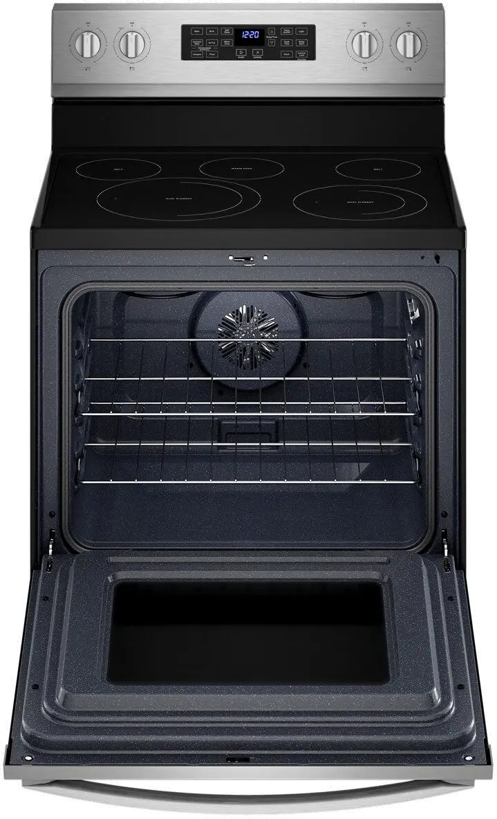 WFE550S0LZ Whirlpool Smooth Top Electric Range - Stainless Steel. 5.3 cu ft-5