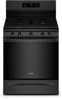 WFG550S0LB Whirlpool Gas Range with Air Fry - 5.0 cu. ft. Black