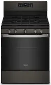 WFG550S0LV Whirlpool 5 cu ft Gas Range - Black Stainless Steel