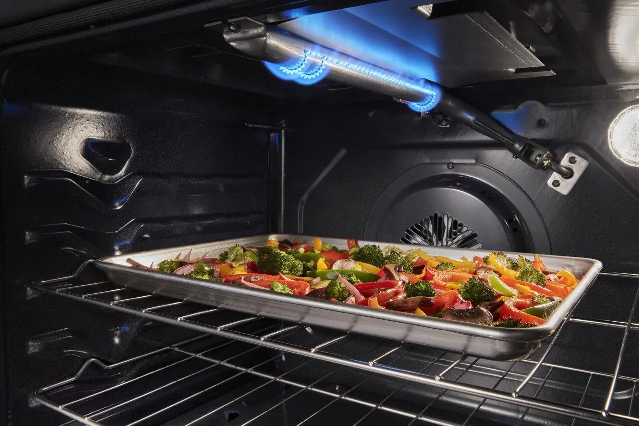 WFG550S0LV Whirlpool 5 cu ft Gas Range with Air Fry - Black Stainless Steel-6