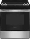 WEE515S0LS Whirlpool 4.8 cu ft Electric Range - Stainless Steel