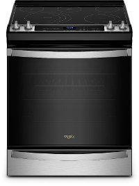 WEE745H0LZ Whirlpool Smooth Top Electric Range - Stainless Steel. 6.4 cu ft
