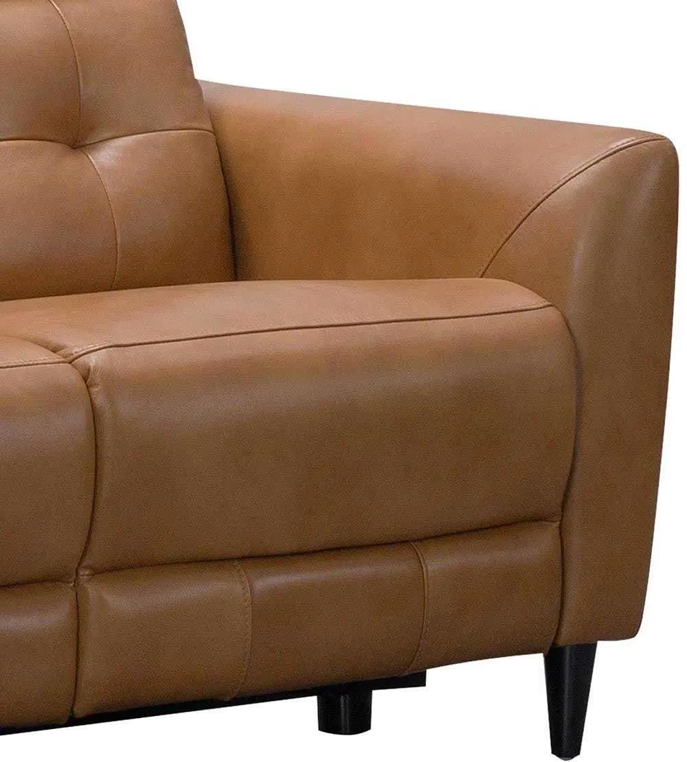 Ashokan Camel Brown Power Reclining Loveseat-6